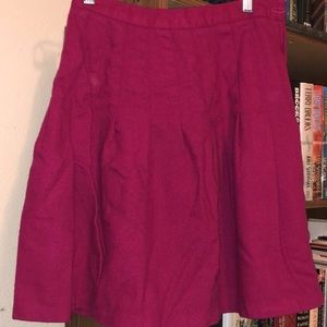 Pink above the knee skirt